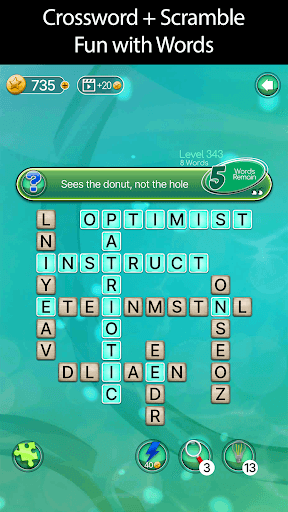 SQworble : Crossword Scramble screenshot 1 - screenshot
