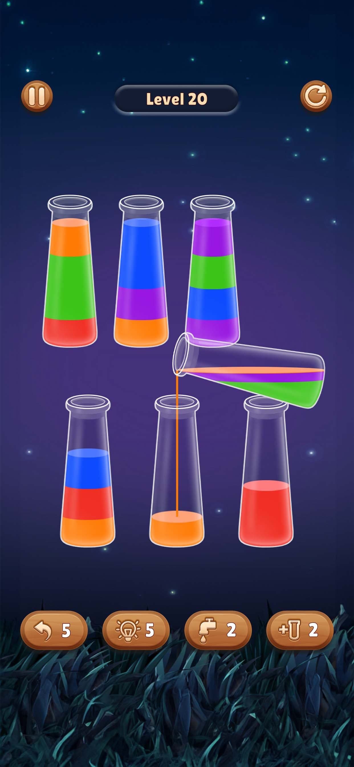 Color Water Sort Wooden Puzzle screenshot 1 - screenshot