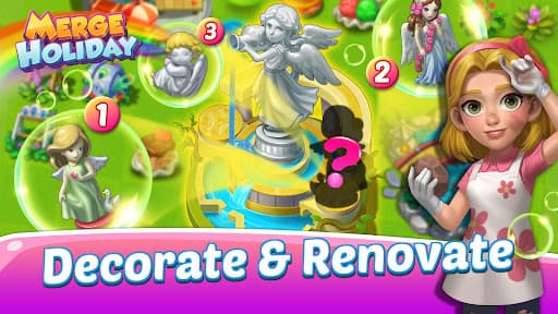Merge Holiday: Garden & Pet screenshot 7 - screenshot
