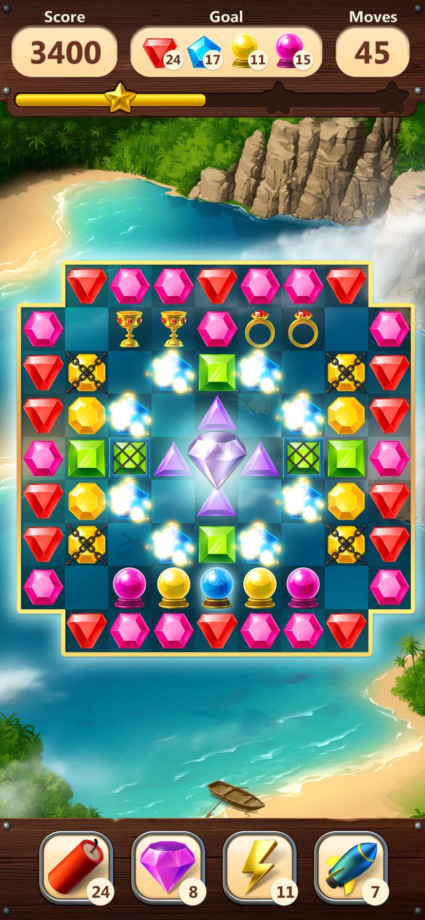 Jewels Planet  - Match 3 Game screenshot 3 - screenshot