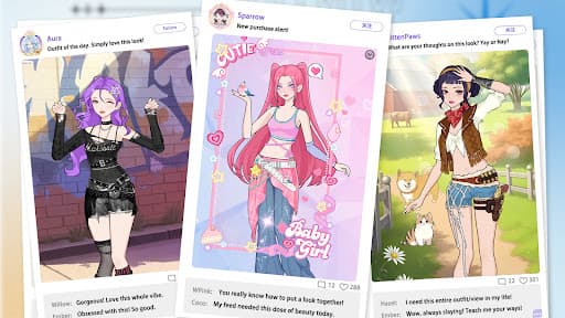 Shining Me: Glow Idol Dress Up screenshot 2 - screenshot