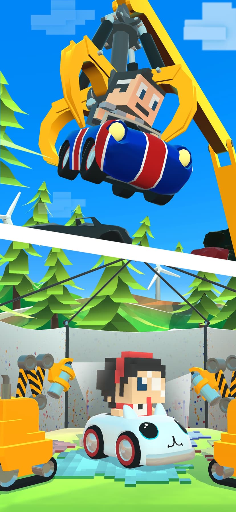 Blocky Racer - Endless Racing screenshot 4 - screenshot