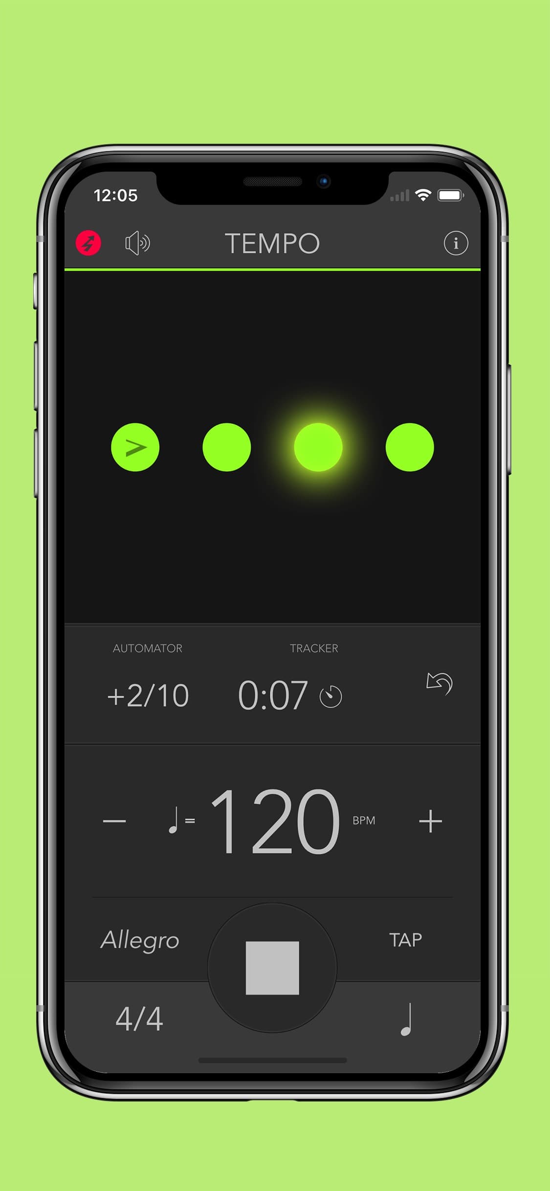 Metronome: Tempo Lite screenshot 1 - screenshot
