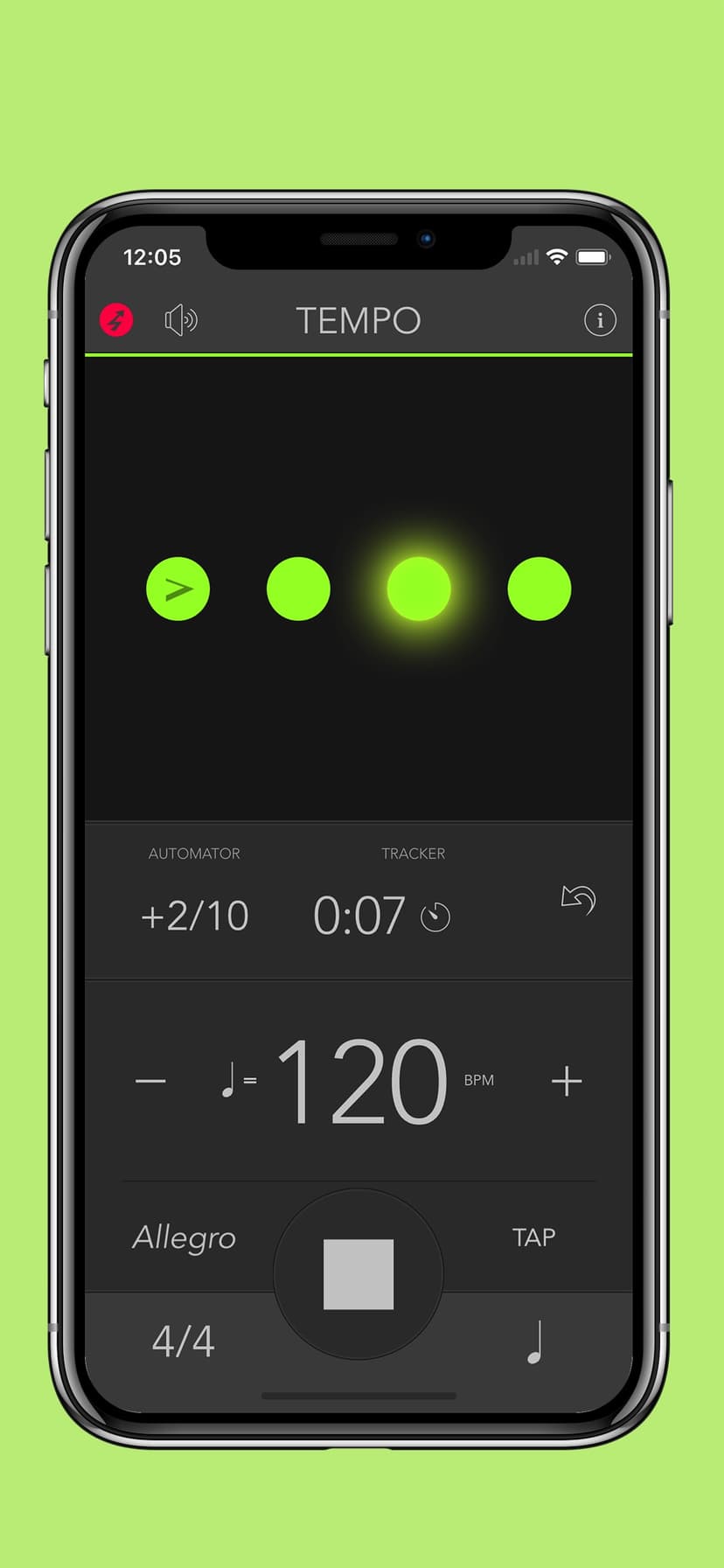 Metronome: Tempo Lite screenshot 1 - screenshot