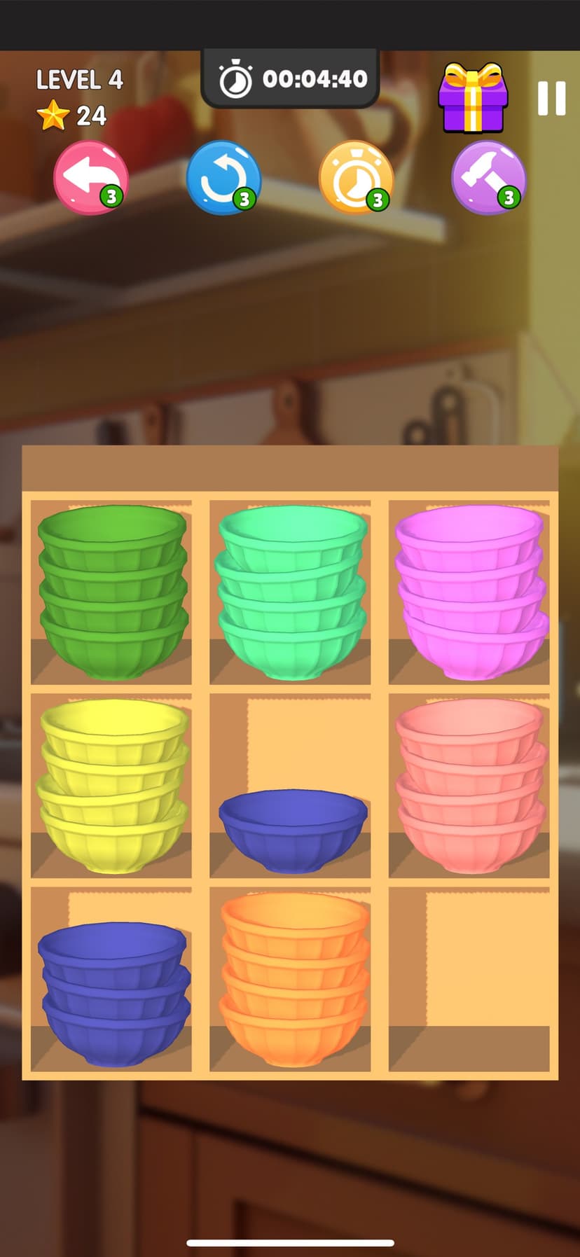 Bowl Sort Bonanza Match Game screenshot 2 - screenshot