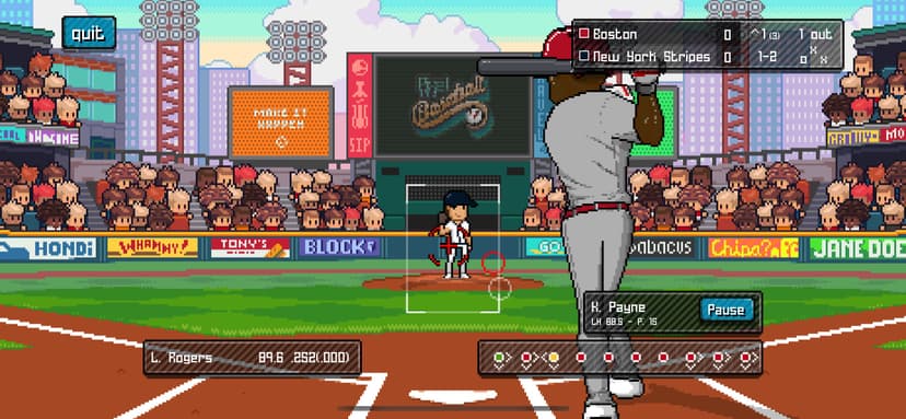 Pixel Pro Baseball screenshot 5 - screenshot