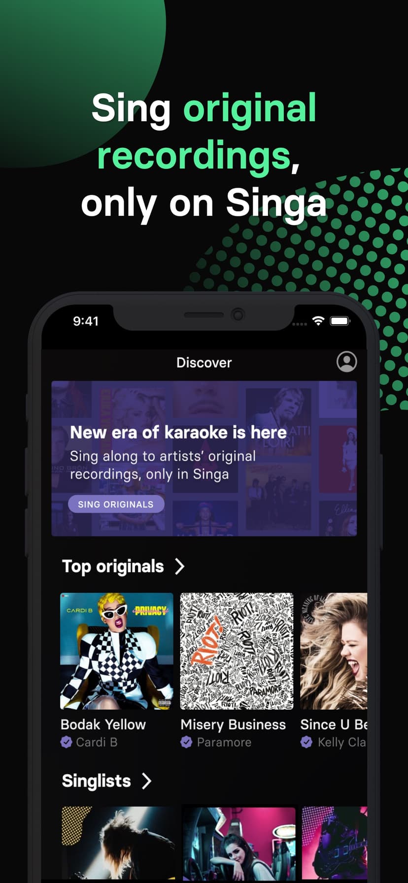 Singa: Sing Karaoke & Lyrics screenshot 3 - screenshot