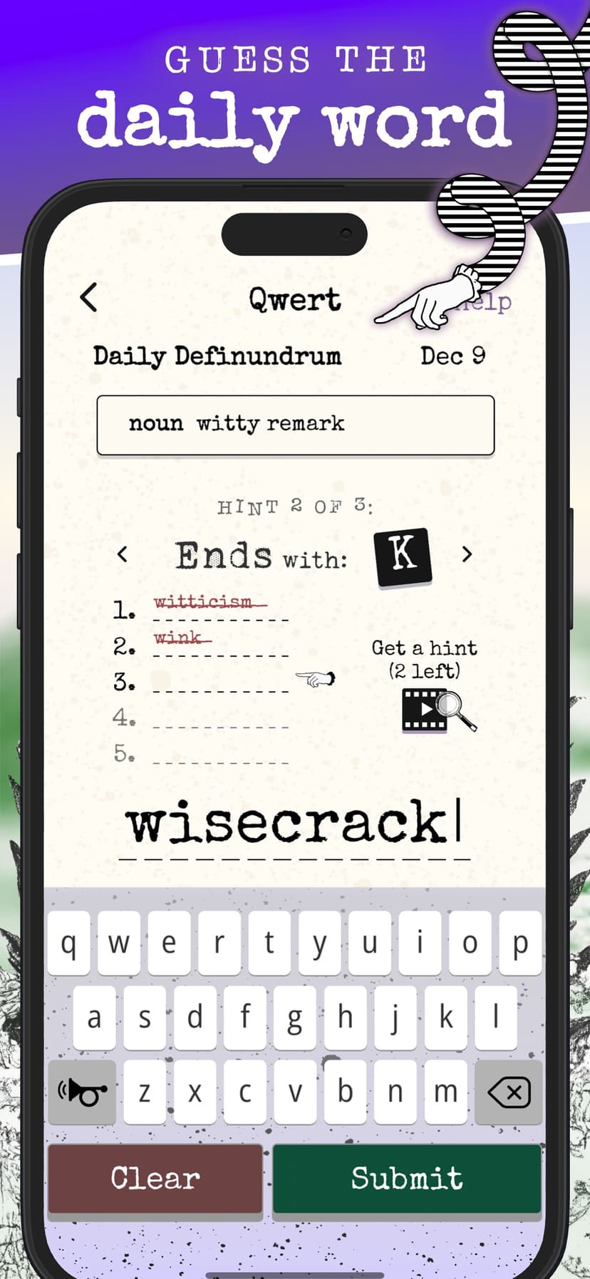 Qwert - The Typing Word Game screenshot 4 - screenshot