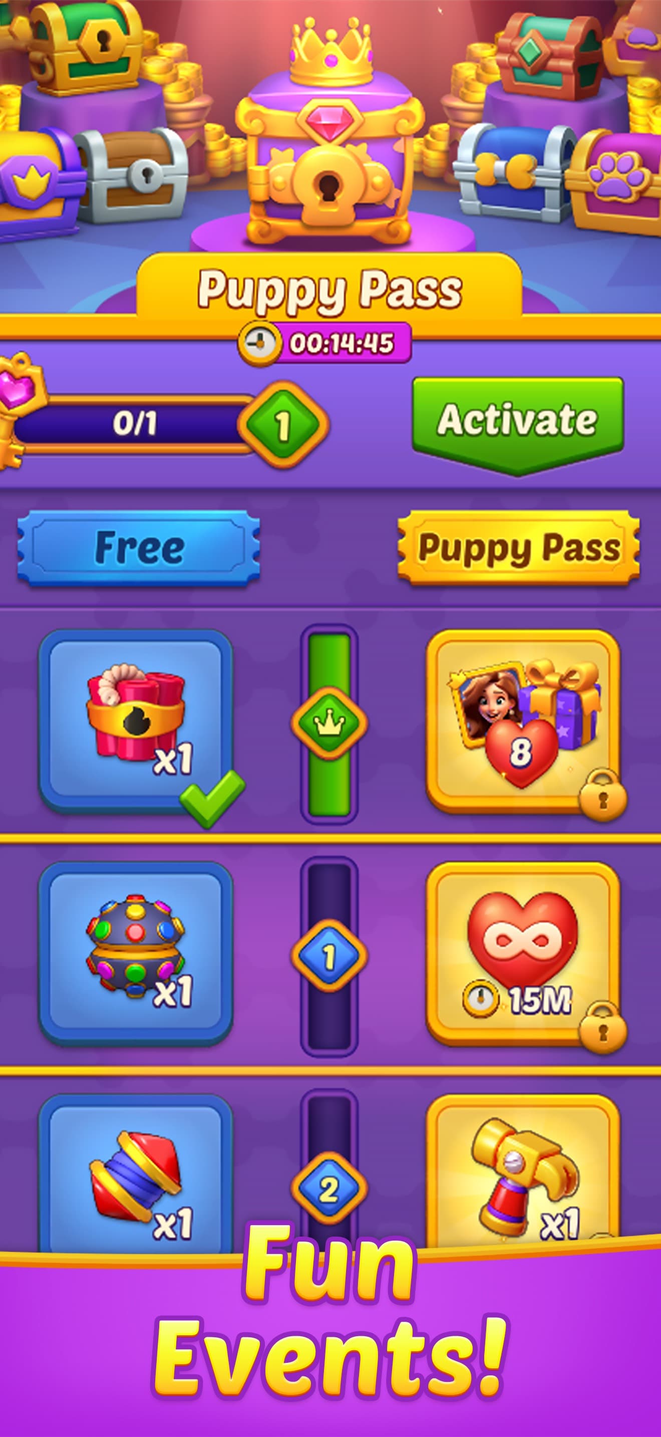 Puppy Match - Match 3 Game screenshot 5 - screenshot