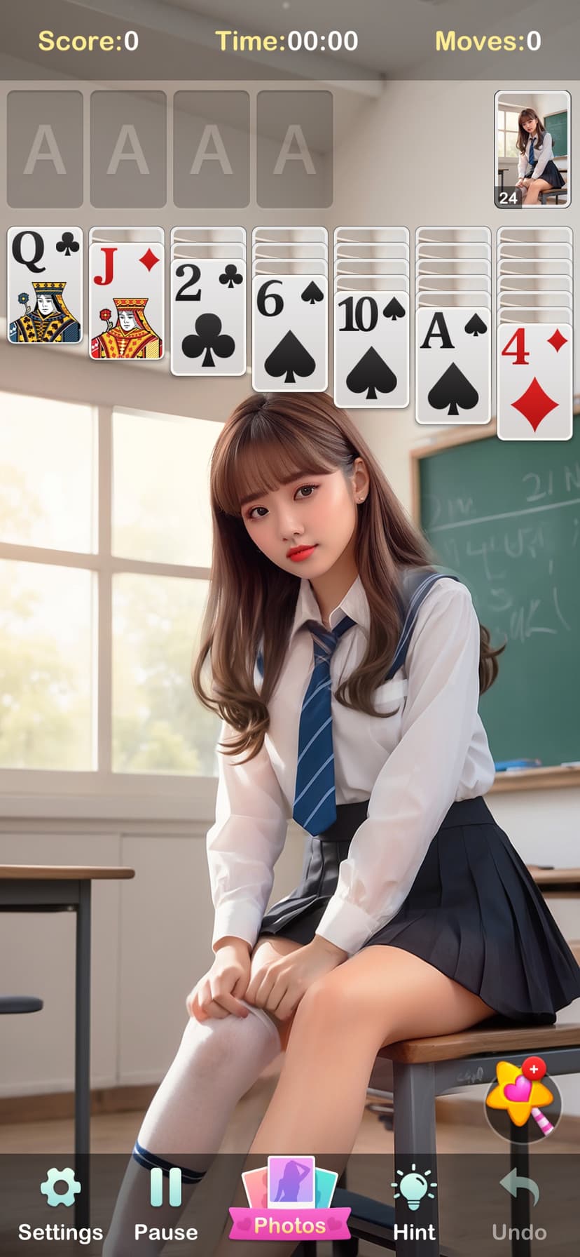 Solitaire Girls: Card Games screenshot 4 - screenshot