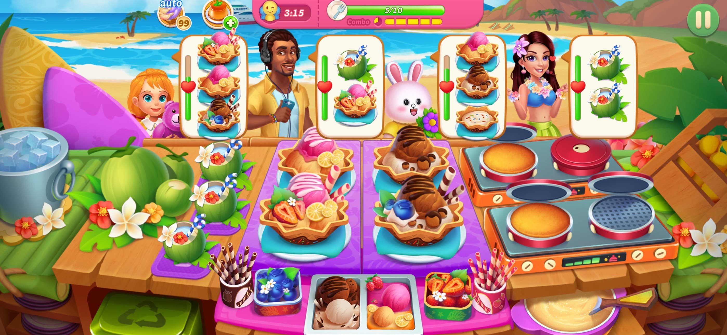 Delicious Island: Cooking game screenshot 1 - screenshot