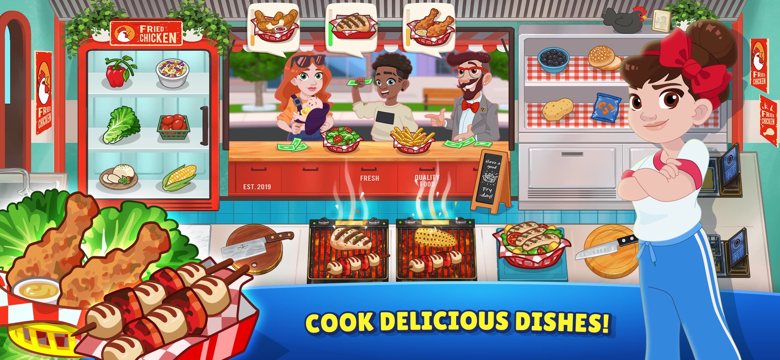 Kitchen Scramble 2: World Cook screenshot 1 - screenshot