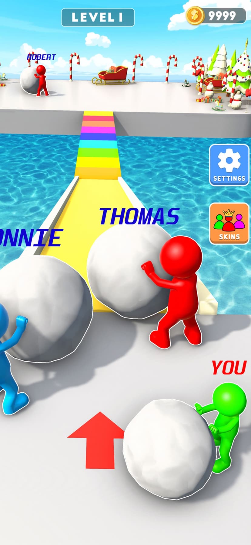 Snow Sprint: 3D Race Rush screenshot 1 - screenshot