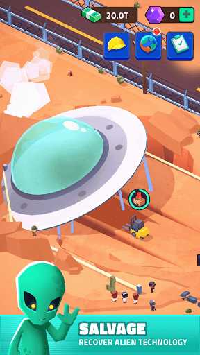 Idle Area 51 screenshot 1 - screenshot