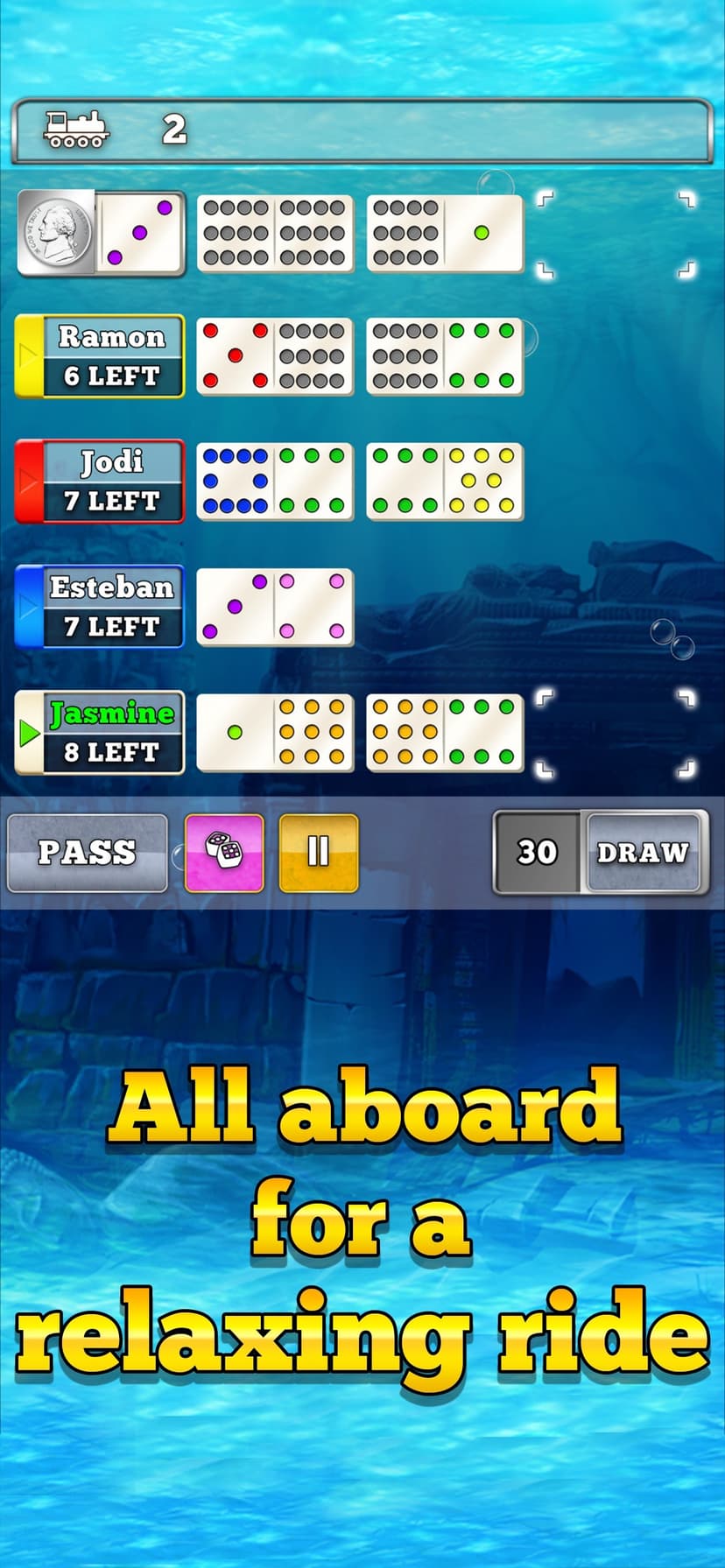 Mexican Train Dominoes Gold screenshot 2 - screenshot