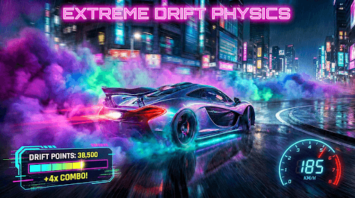 Neon City Racing: Drag & Drift screenshot 2 - screenshot