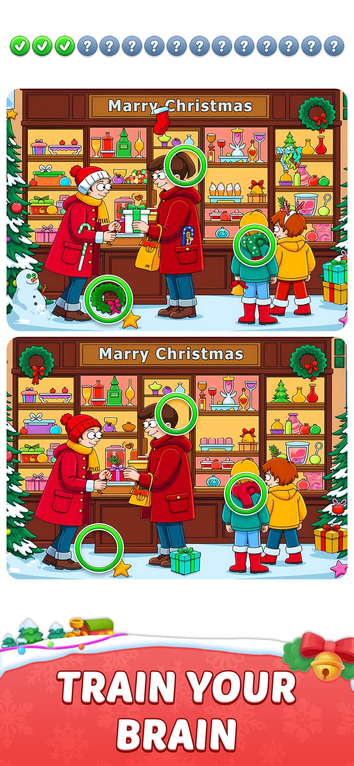 Christmas Find Differences screenshot 1 - screenshot
