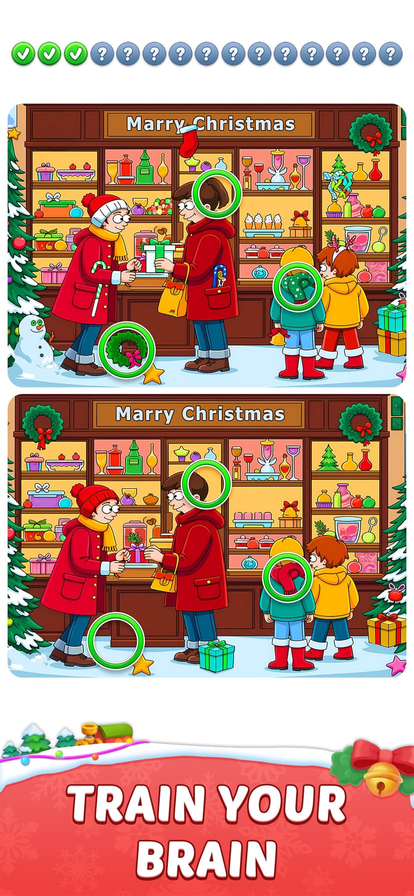 Christmas Find Differences screenshot 1 - screenshot