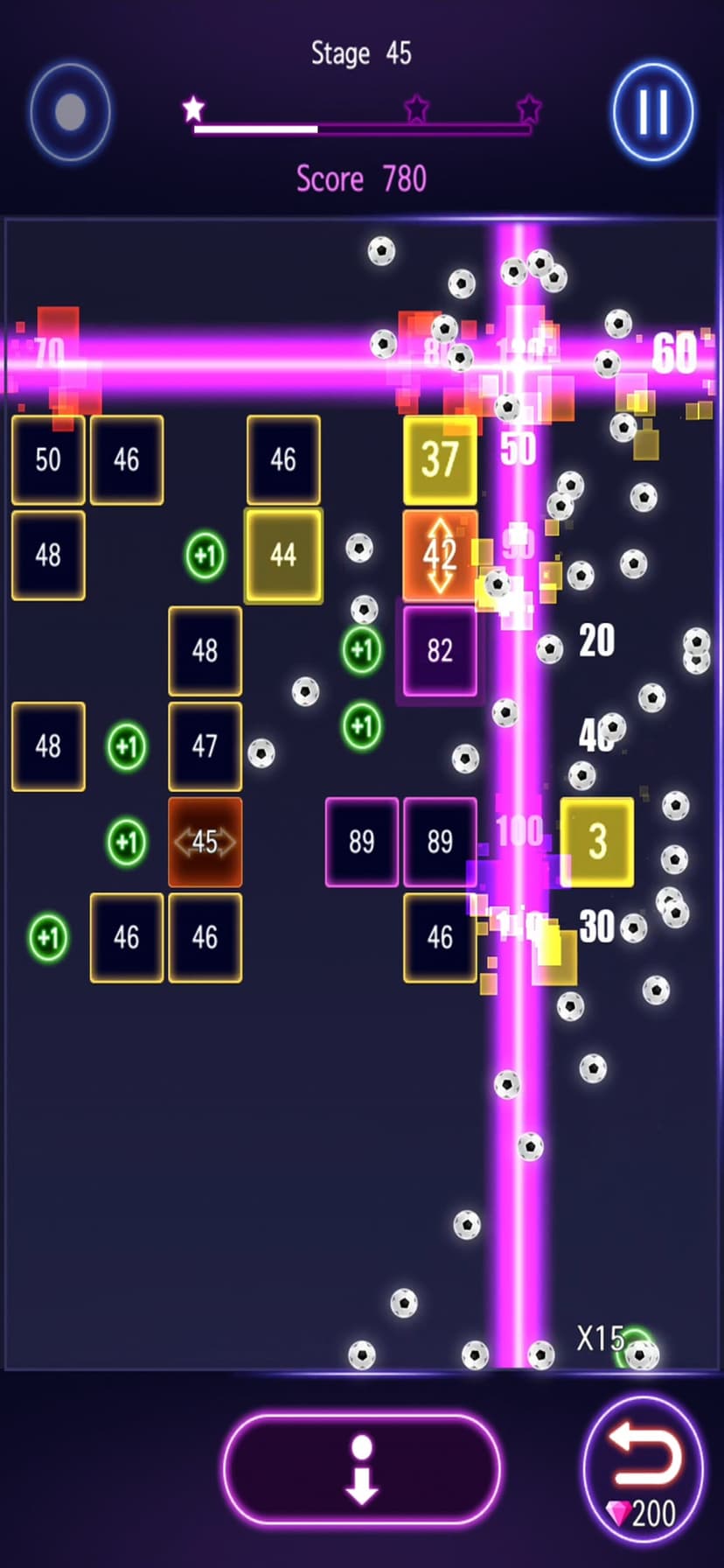 Bricks Breaker Hit - Glow Ball screenshot 6 - screenshot