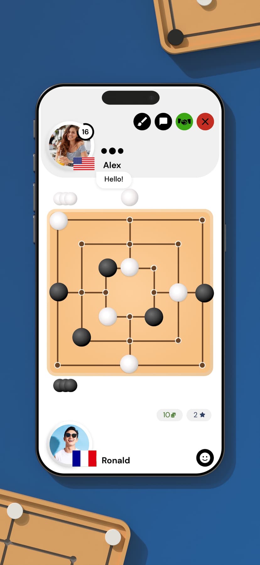 Mills | Nine Men's Morris screenshot 1 - screenshot