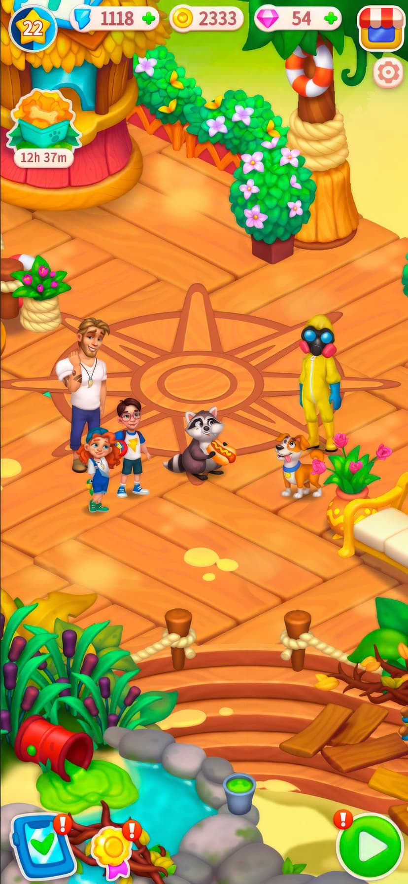 Secrets of Paradise Merge Game screenshot 1 - screenshot