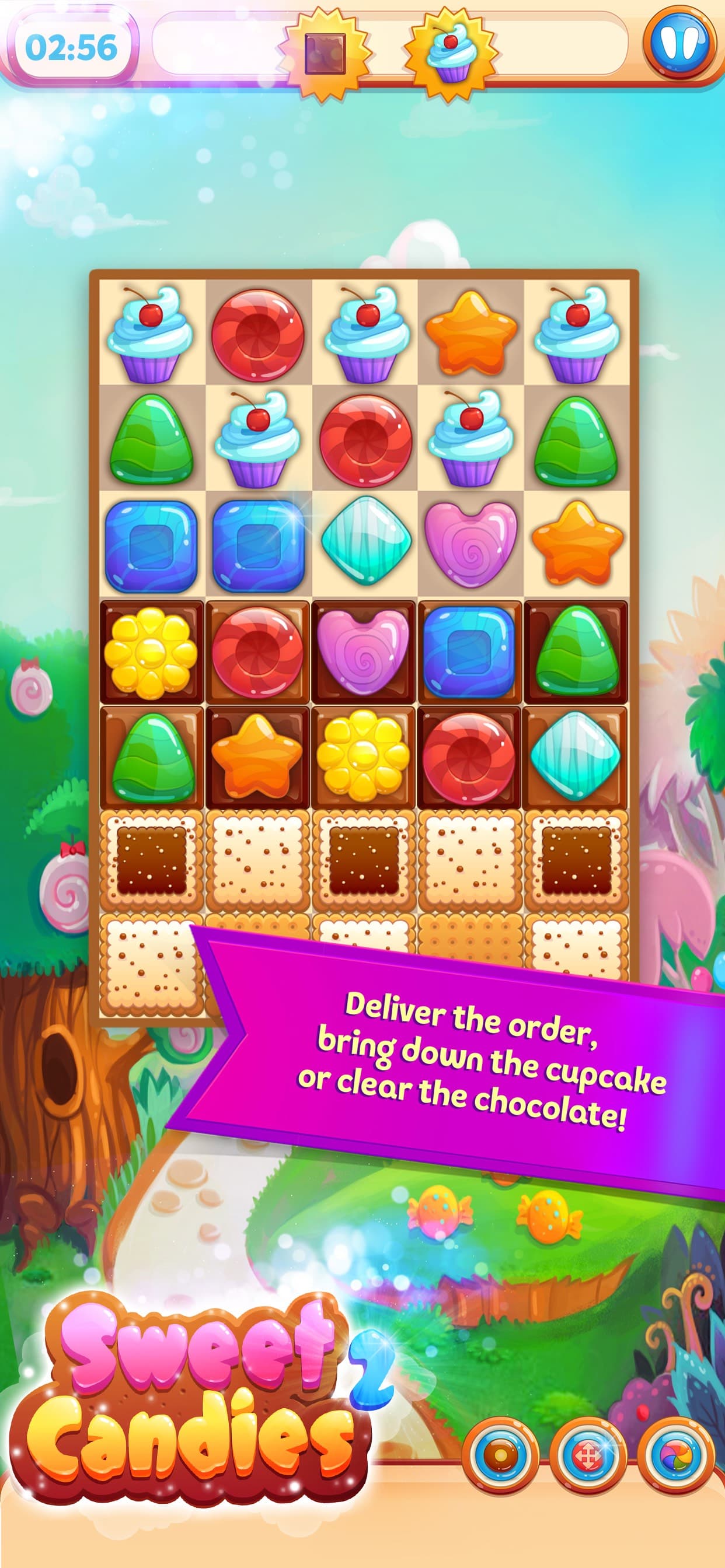 Sweet Candies 2: Match 3 Games screenshot 3 - screenshot