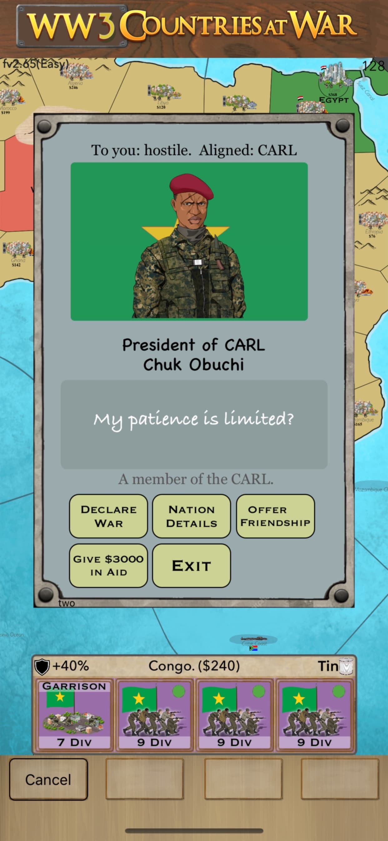 WW3 Countries at War screenshot 2 - screenshot