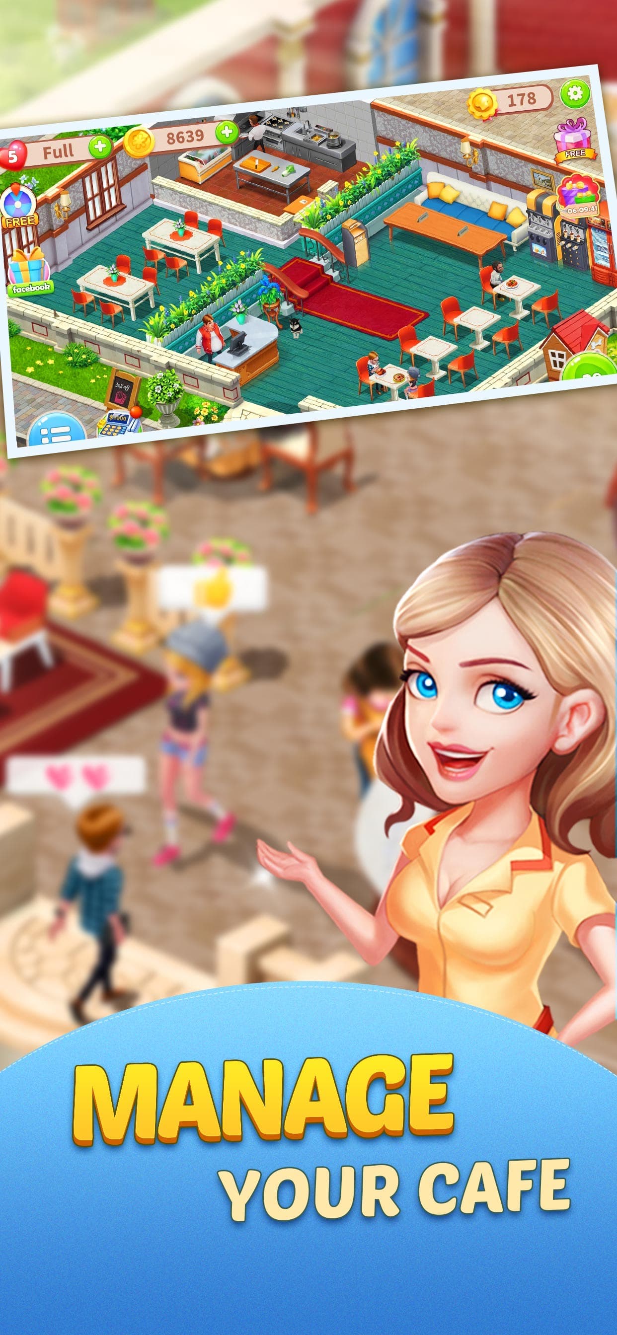Dream Cafe-Match 3 Crush screenshot 5 - screenshot