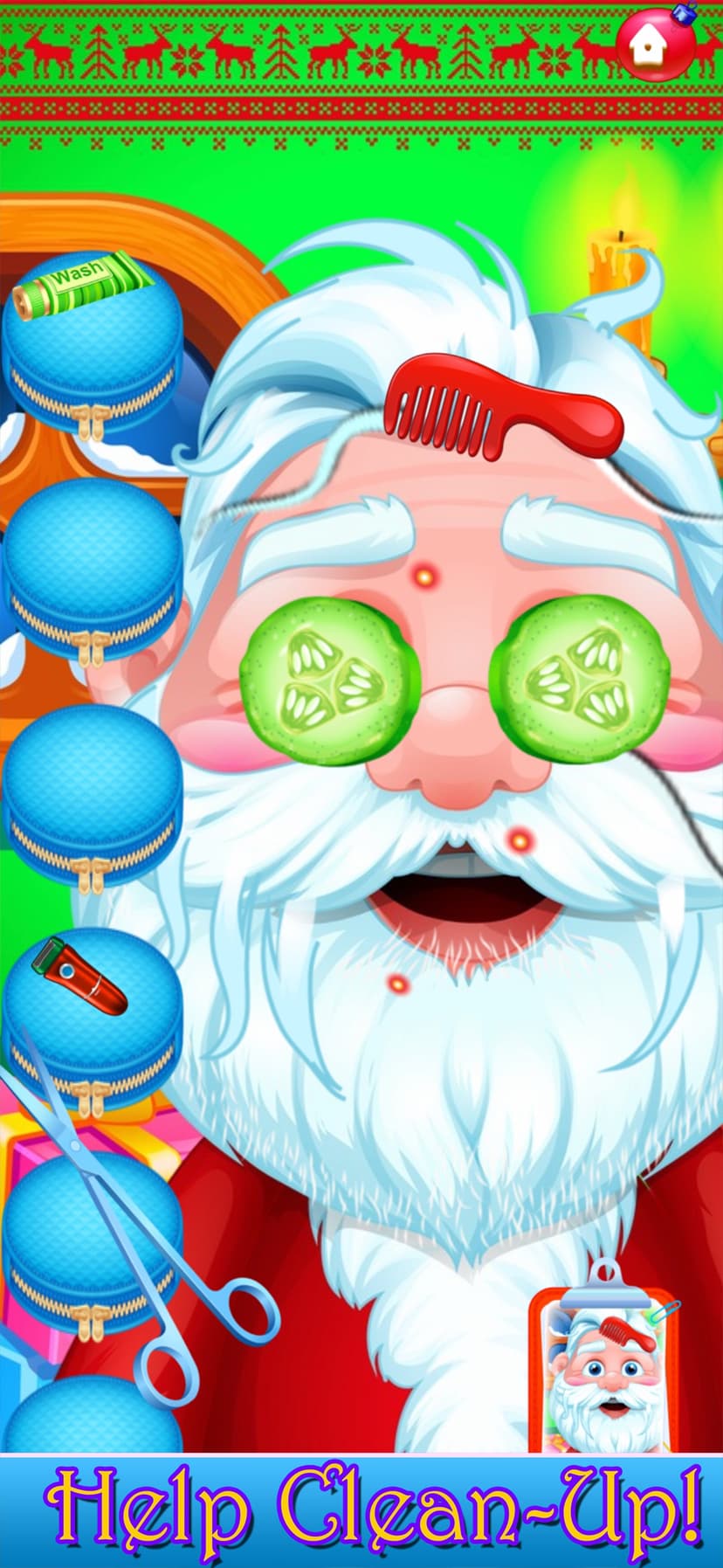 Santa Hair Game For Christmas screenshot 7 - screenshot