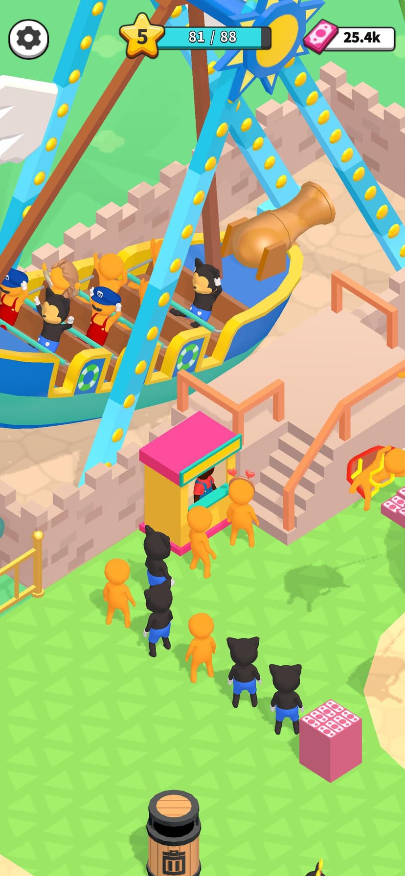 Awesome Park : Idle Game screenshot 1 - screenshot