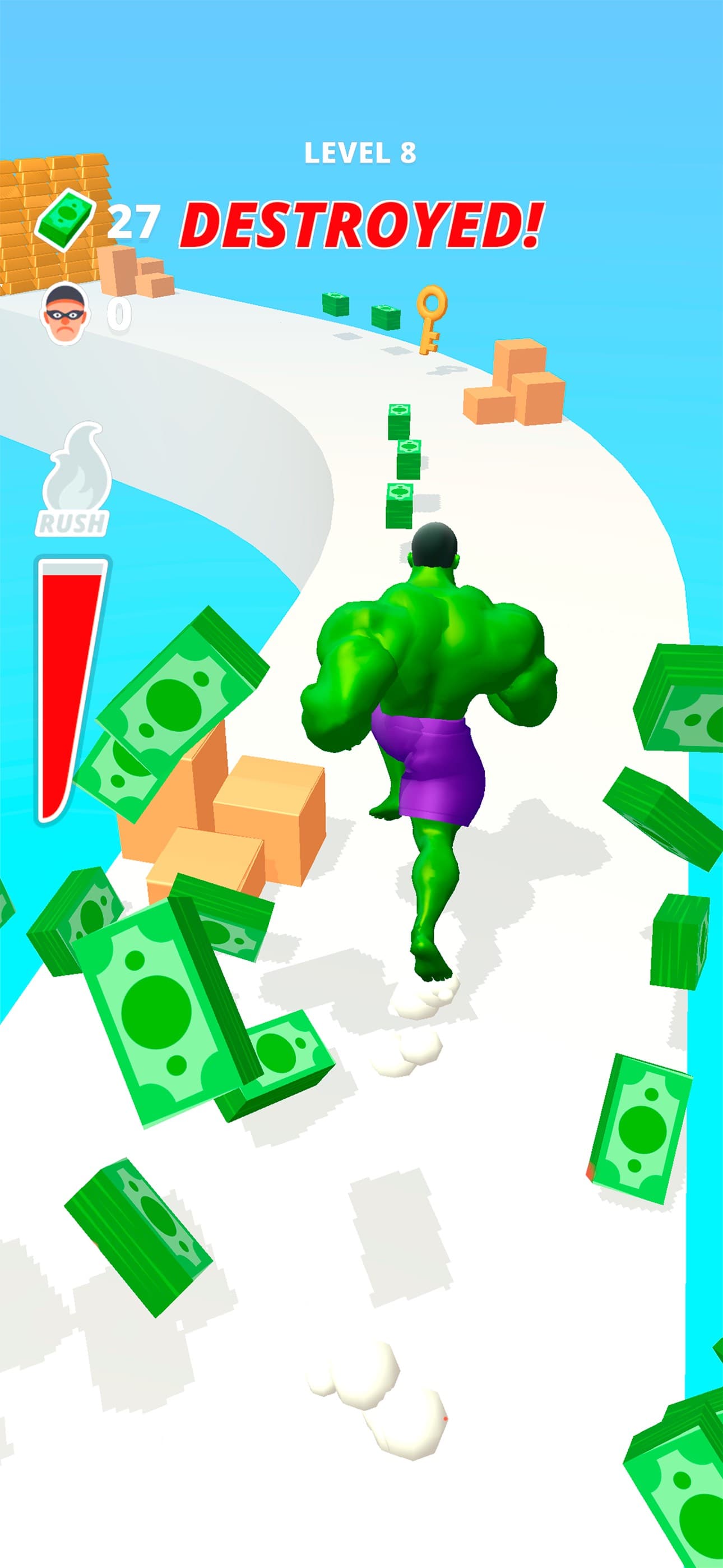 Muscle Rush - Destruction Run screenshot 2 - screenshot