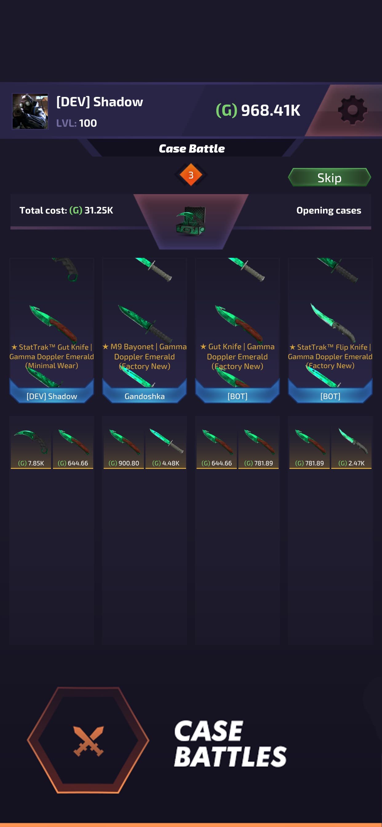 Case Battle - Skins Simulator screenshot 5 - screenshot
