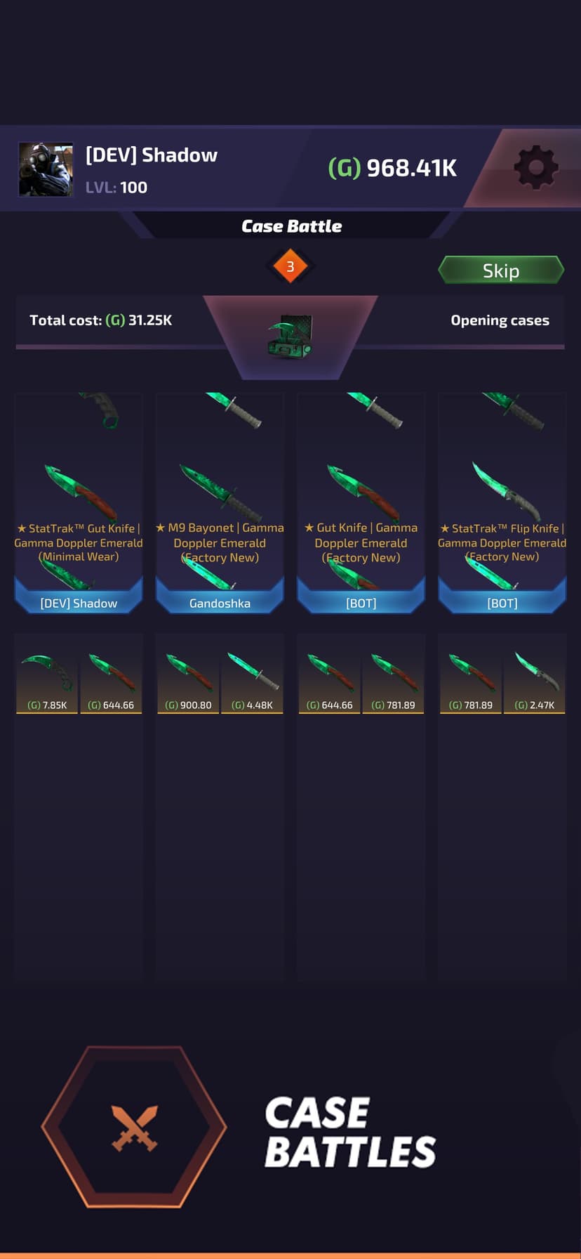Case Battle - Skins Simulator screenshot 5 - screenshot