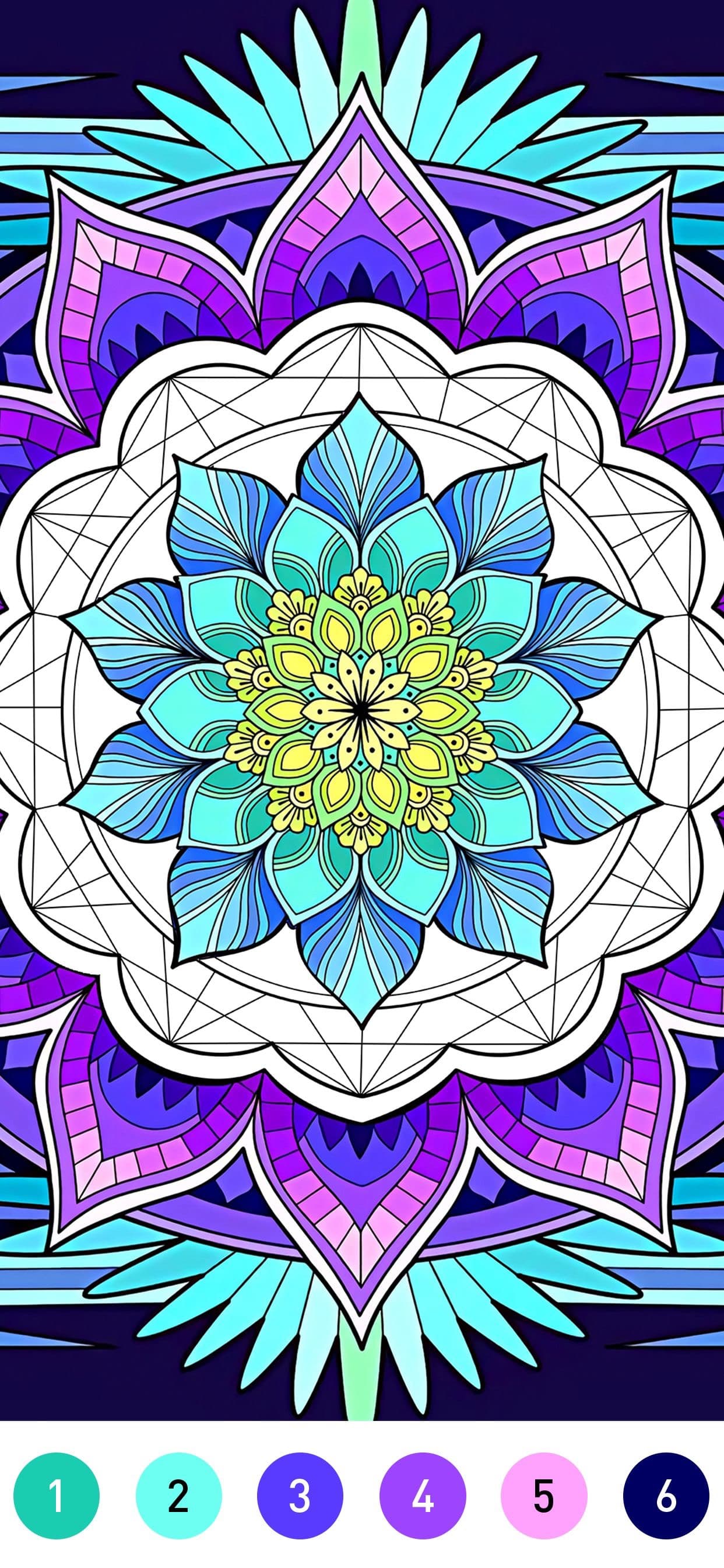 Mandala Coloring Book Game screenshot 3 - screenshot