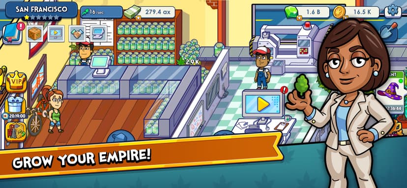 Weed Inc: Idle Tycoon screenshot 1 - screenshot