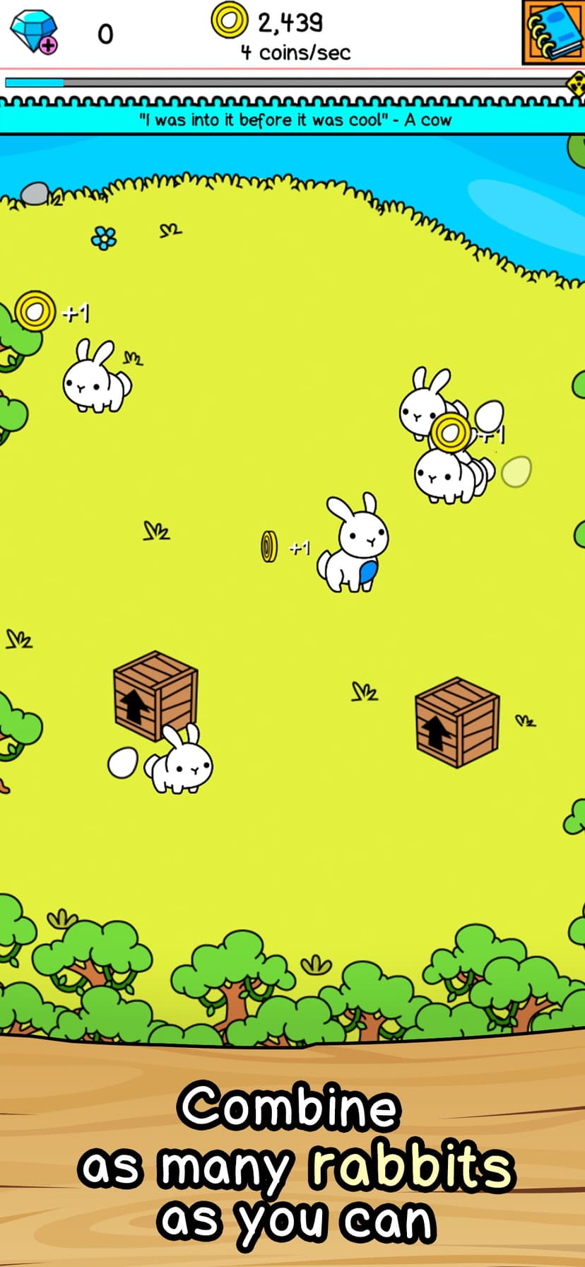Rabbit Evolution Merge screenshot 1 - screenshot