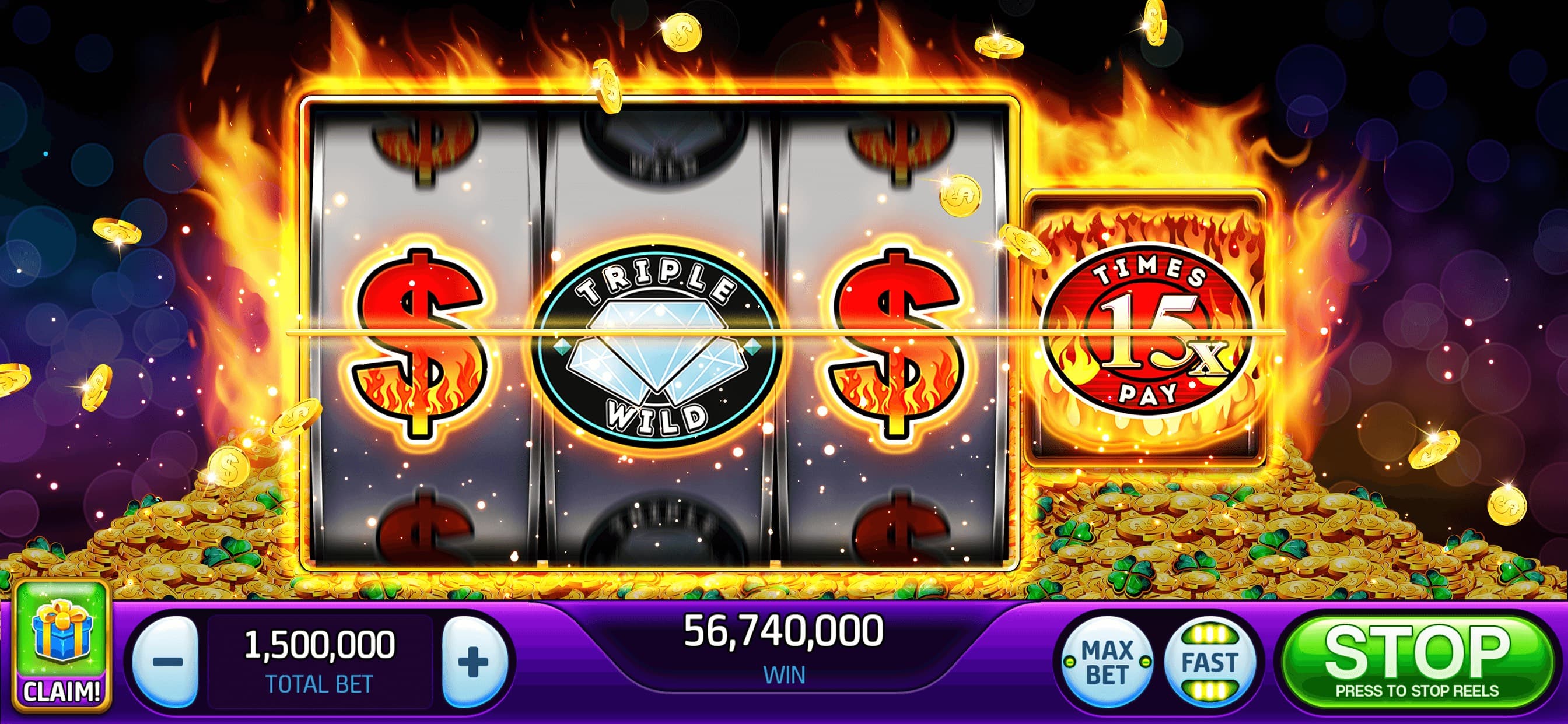 Fortune 777 Slots Vegas Casino screenshot 1 - screenshot