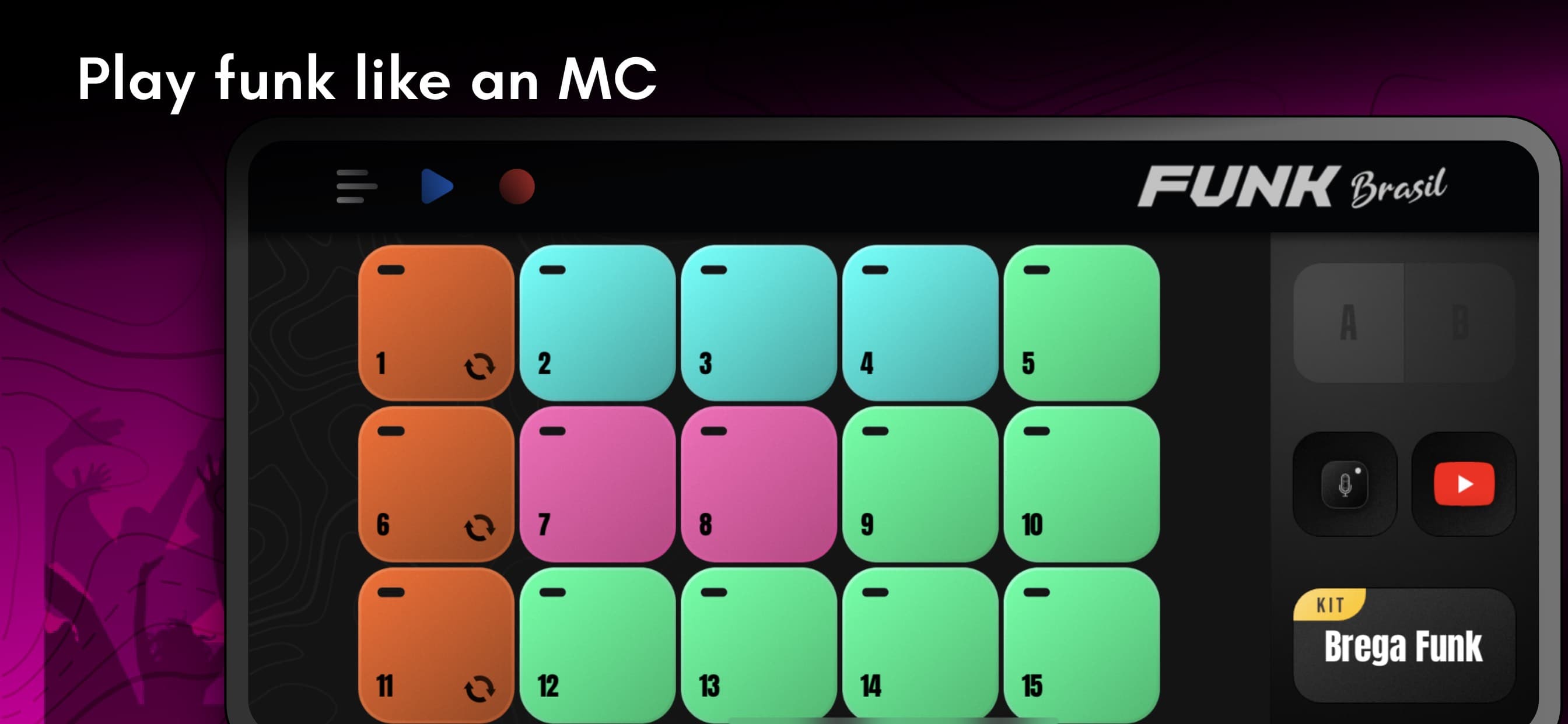 Funk Brasil: DJ MPC drum pads screenshot 5 - screenshot