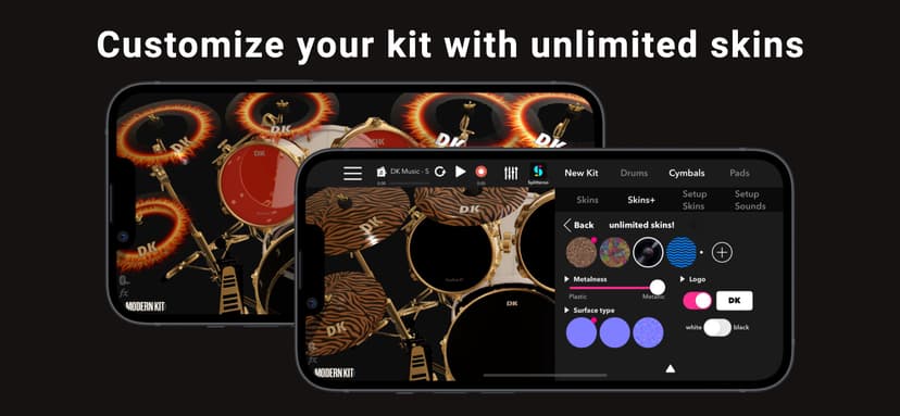 DrumKnee 3D Drums - Drum set screenshot 2 - screenshot
