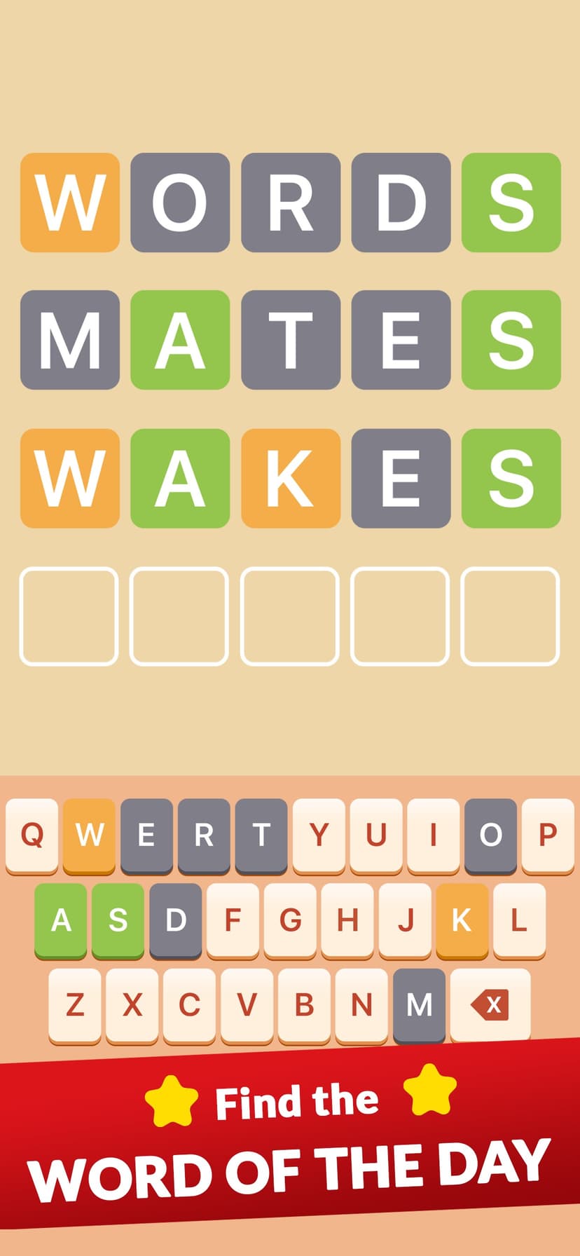 Word guess: A daily word game screenshot 1 - screenshot