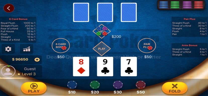 3 Card Poker Casino screenshot 3 - screenshot