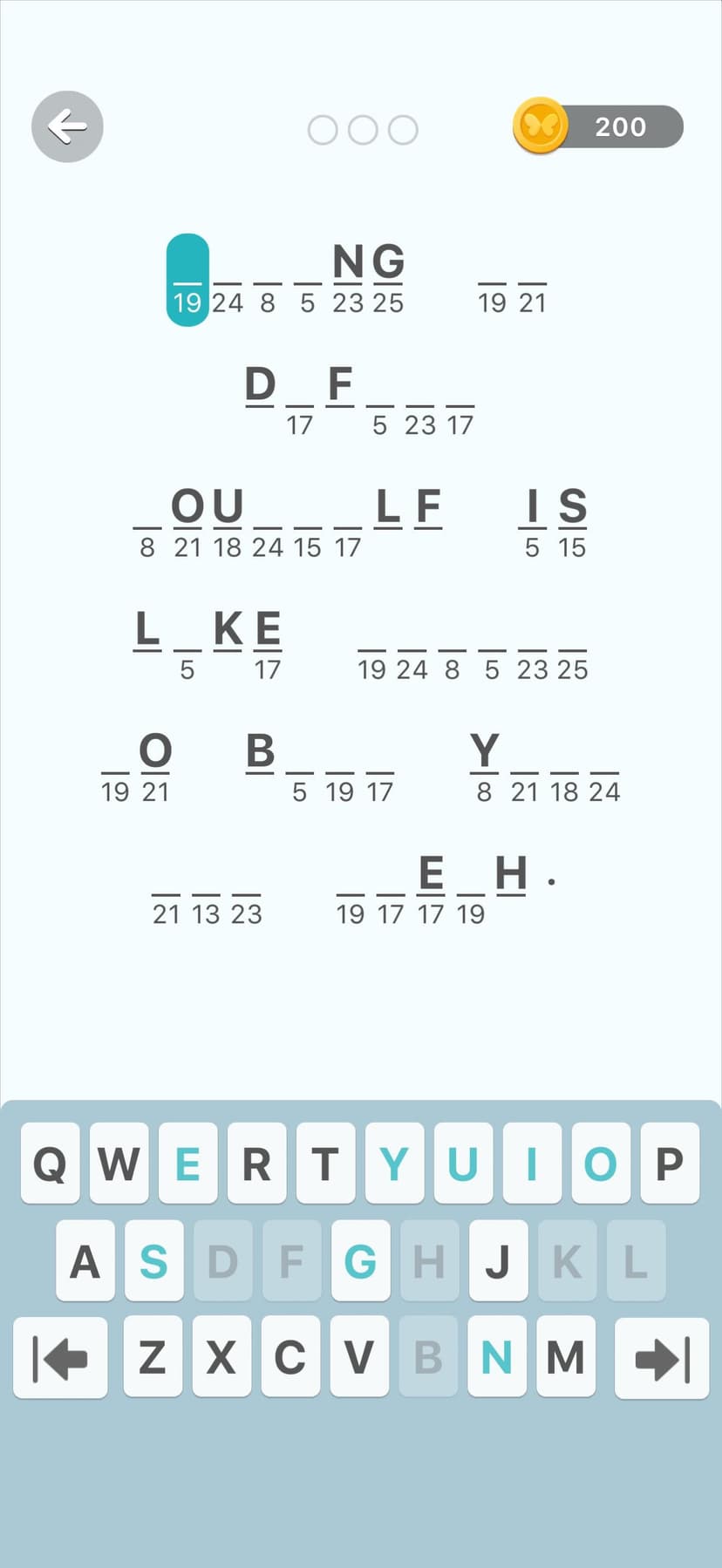 Decoding Word Puzzle screenshot 3 - screenshot