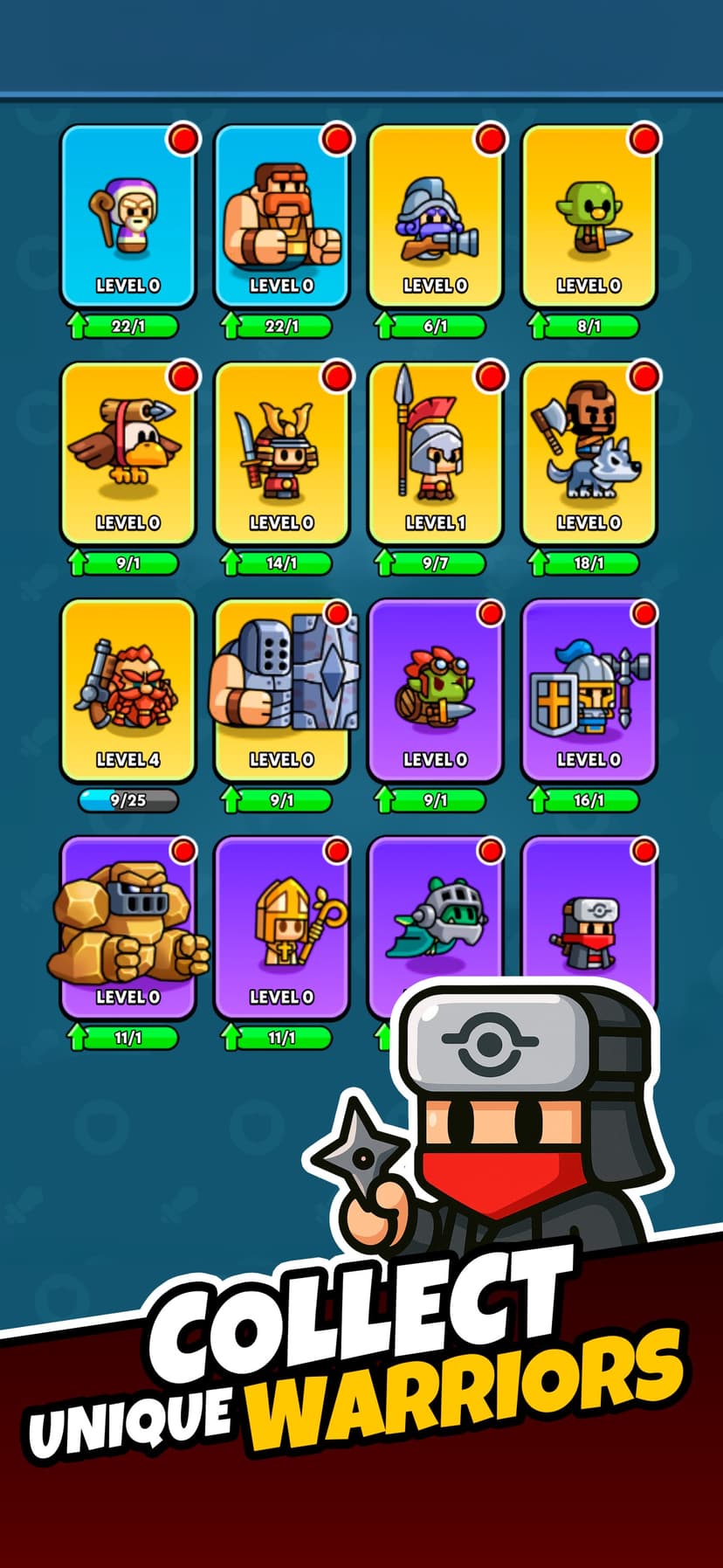 Tiny Warriors Rush - Idle TD screenshot 6 - screenshot