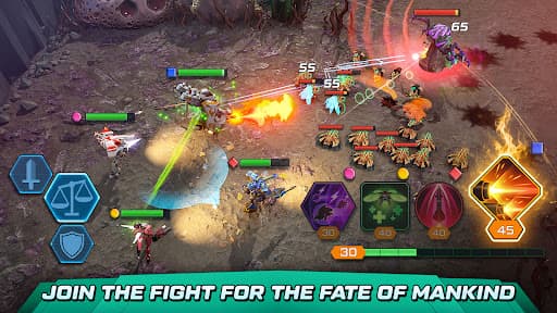 Mech vs Aliens: War Robots RPG screenshot 8 - screenshot