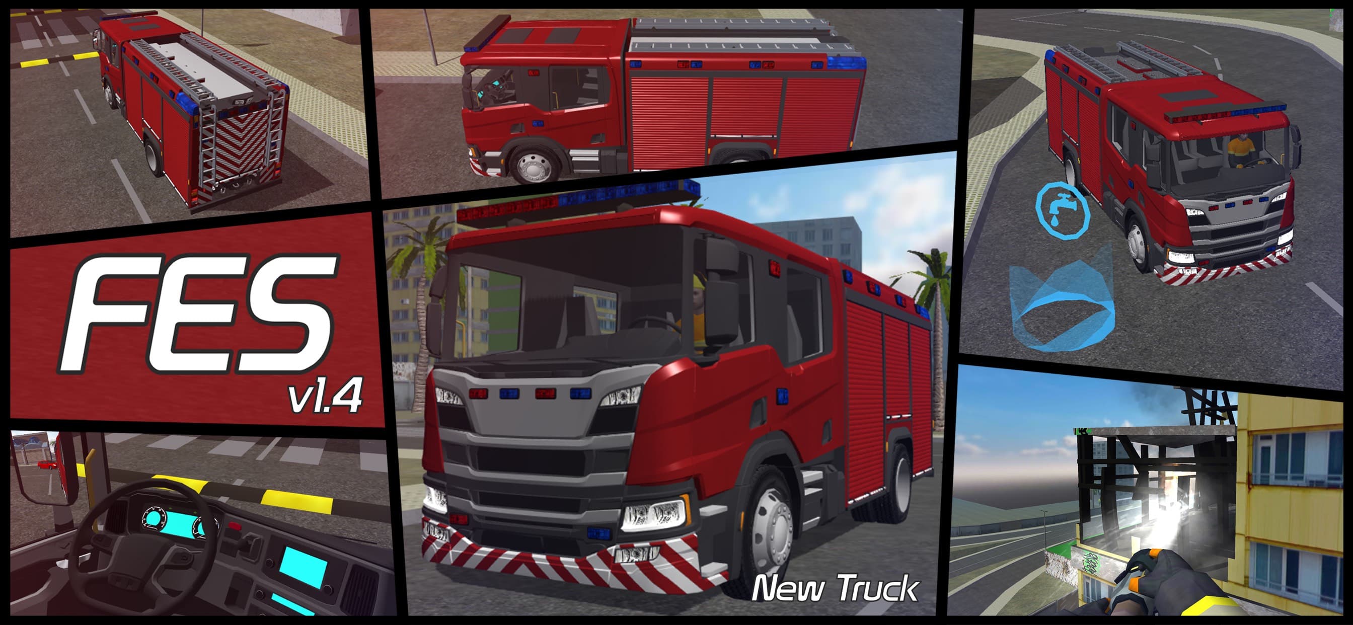 Fire Engine Simulator screenshot 1 - screenshot
