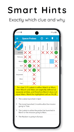 Logic Grid Puzzles: Brain Game screenshot 4 - screenshot