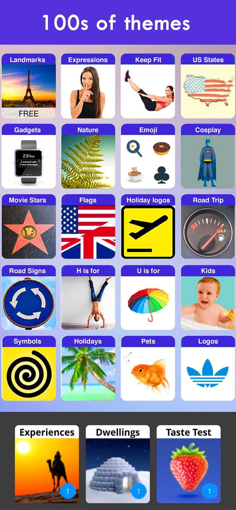 100 PICS Jigsaw Puzzles Game screenshot 1 - screenshot