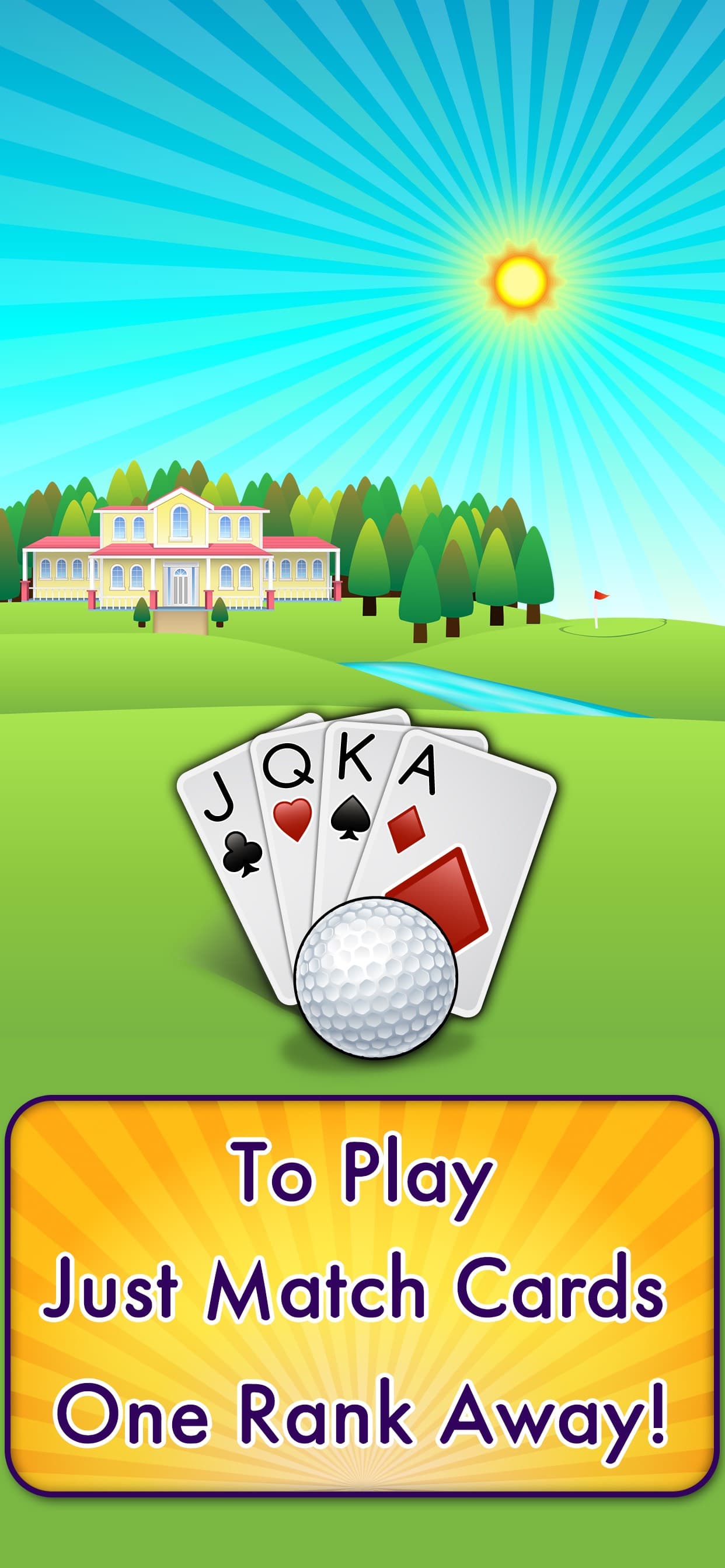 Golf Solitaire Pro! screenshot 1 - screenshot