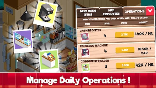 Idle Cafe Tycoon: Coffee Shop screenshot 5 - screenshot