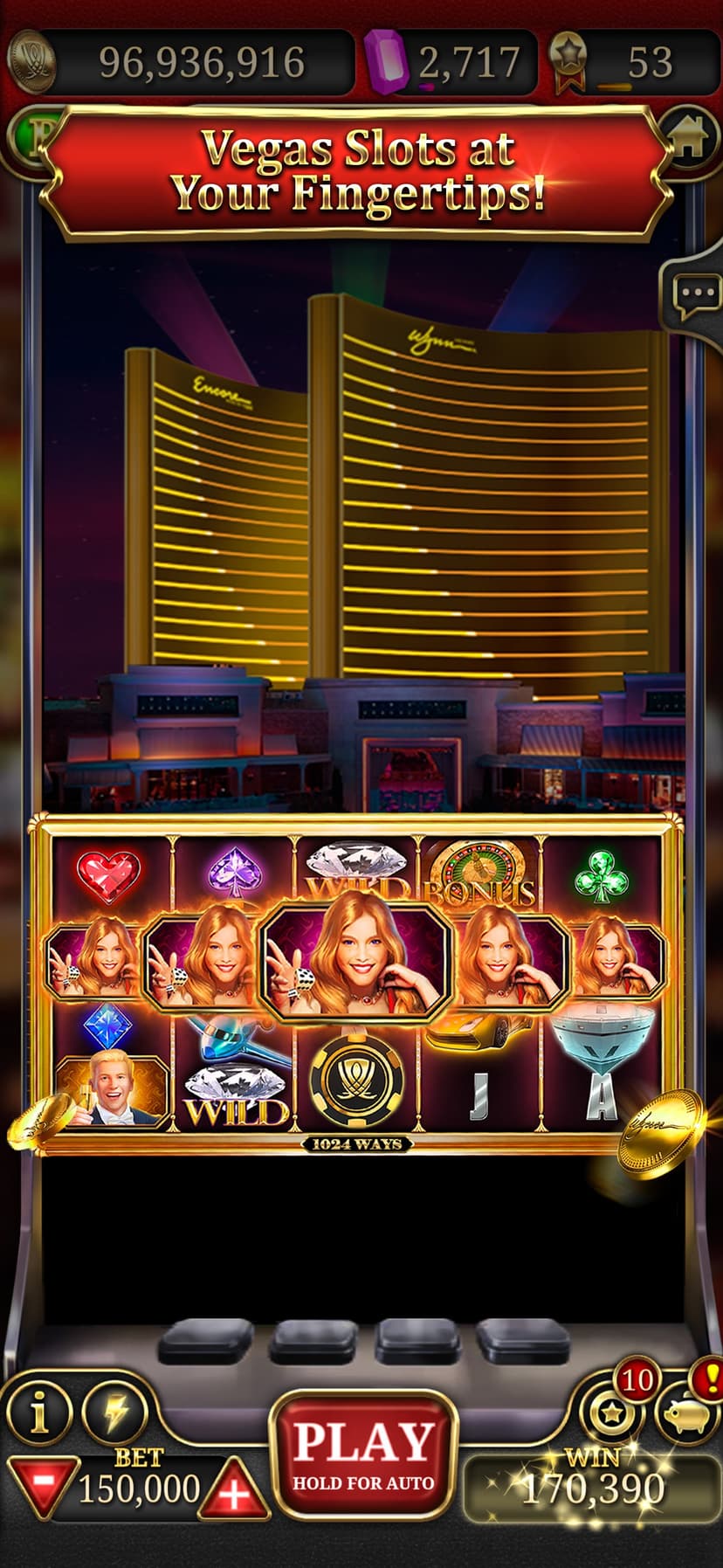 Wynn Slots - Las Vegas Casino screenshot 5 - screenshot